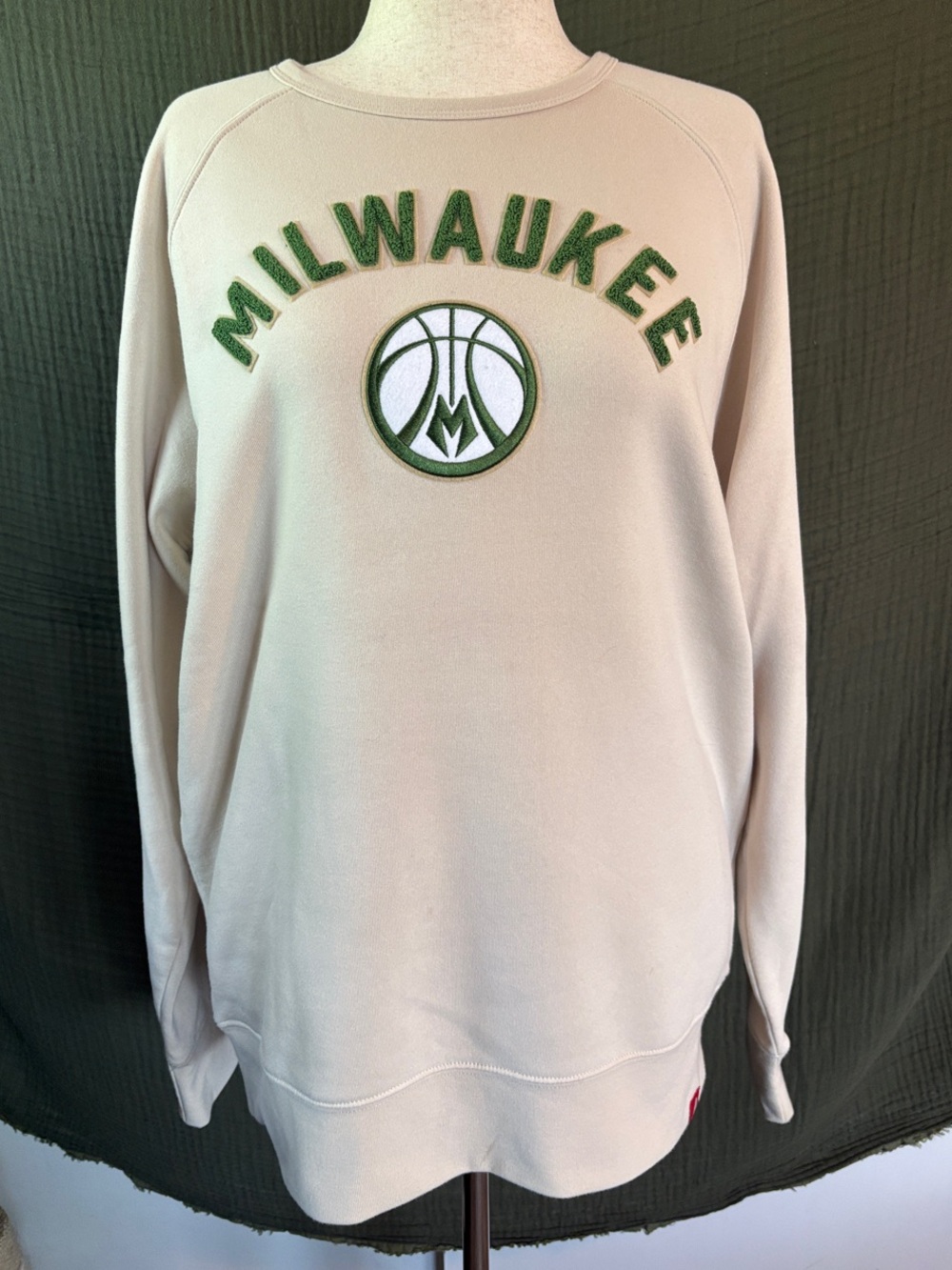 Milwaukee Bucks Basketball Crewneck Sweatshirt